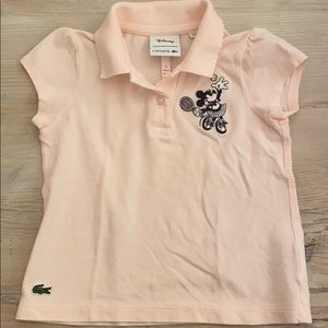 Lacoste Disney girl polo pink 3